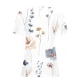 thumbnail image 6 of Plus Size Tops for Women Summer Petal Sleeve V Neck Dressy Casual T Shirts Trendy Print Loose Tunic Tops Blouses, 6 of 6