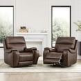 thumbnail image 5 of CHITA Electric Power Recliner Chair with Cup Holder and USB Charge, Brown, 5 of 20