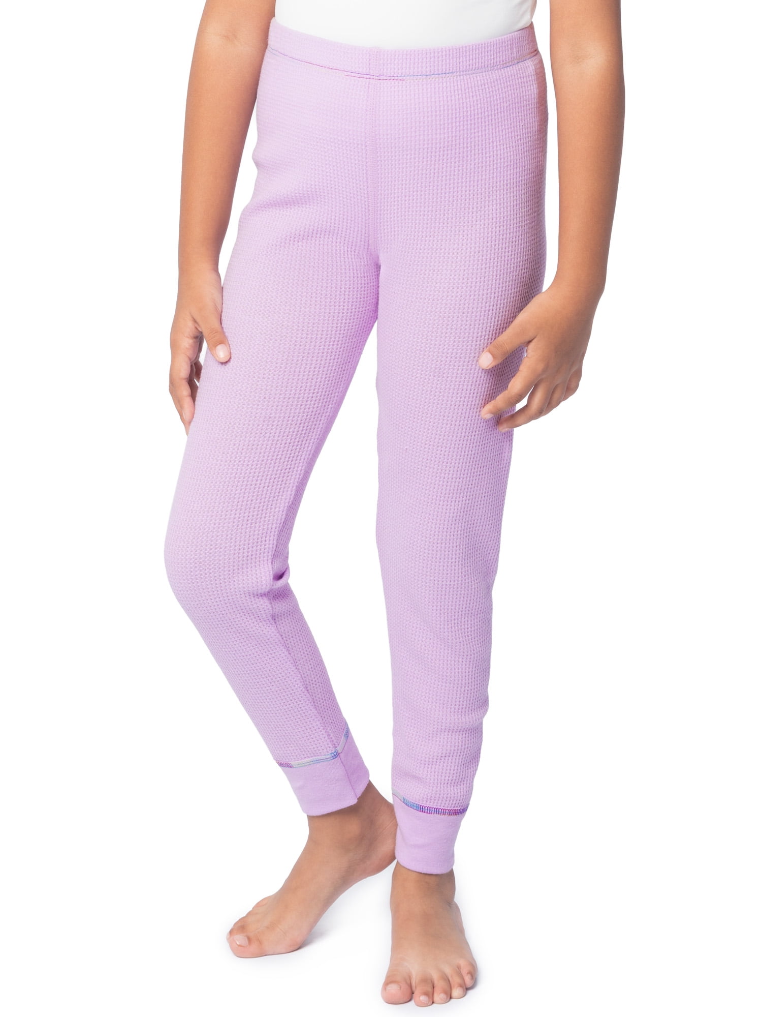 Athletic Works Boy's & Girl's Waffle Thermal Underwear Crew Top & Bottom Set, Sizes XS-XXL