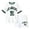 White, variant on Big Girls Clothes 2 Piece Outfits Short Sleeve Tops with Letter Print and Shorts Outfits Size 9-10T