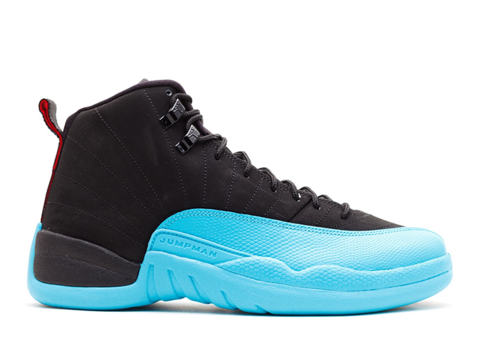 black and turquoise jordans 12