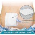 thumbnail image 2 of Waterproof Dialysis Catheter Shower Cover 10x12 Inch Protector With Non-stick Center Pad Picc Line Bandage Patch Dressing Wounds Chest Port Pd Periton, 2 of 5