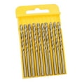 thumbnail image 1 of 10 Pcs Spiral Drill Bit High Steel Straight Shank 3-Point Auger Bit Electric Drill Accessory(4.0mm ), 1 of 7