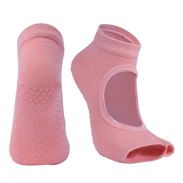Calcetines de Yoga para Mujer Calcetines Agarre Antideslizante Ejercicio de Entrenamiento Baile de Barra - naranja, única Sunnimix Calcetines Gym Sport Yoga
