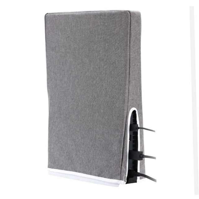 Housse Antipoussière Housse de Protection Étanche et Résistante aux Rayures Coque de Protection de Jeu Adaptée à la Console de Jeu Ps5 Gris