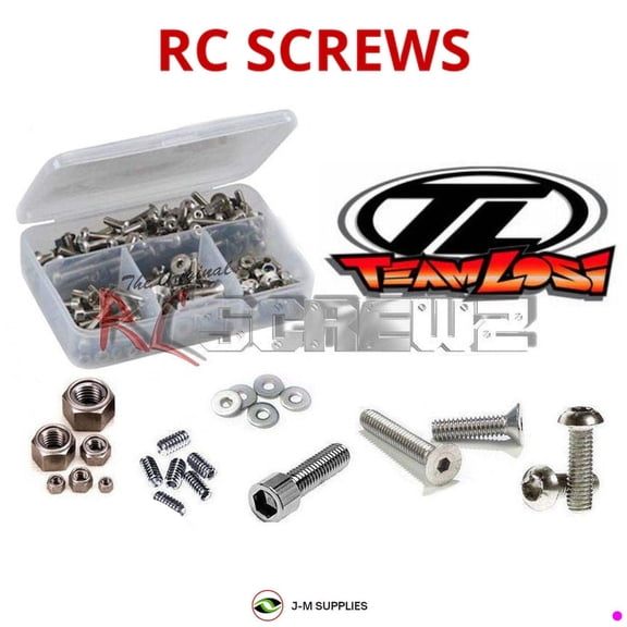 RCScrewZ Stainless Screw Kit los019 for Team Losi LST Super Truck #LOSB0010 | SET