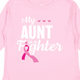 thumbnail image 4 of Inktastic Breast Cancer Awareness My Aunt is a Fighter Boys or Girls Long Sleeve Toddler T-Shirt, 4 of 5