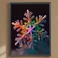 thumbnail image 2 of 5D DIY completo redondo taladro diamante pintura rojo verde copo de nieve kit decoración del hogar JShteea El nuevo, 2 of 9