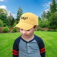thumbnail image 5 of Gorra de béisbol ajustable de 49 a 52 cm para primavera y verano, para niños y niñas, con protección solar, color amarillo, 5 of 5