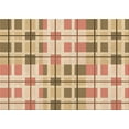 thumbnail image 1 of Ahgly Company Tapis Rectangulaire d'Intérieur Lavable en Machine Brun Or Transitionnel, 2 Pieds x 5 Pieds, 1 of 7
