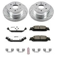 thumbnail image 5 of Power Stop Brake Kit K6562-36 Z36 Truck & Tow; Carbon Fiber Ceramic Brake Pads; Cross-Drilled And Slotted Rotor; With Rotor/Brake Pad/Hardware, 5 of 5