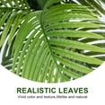 thumbnail image 3 of 10ft Tall Triple Golden Cane Palm Large Artificial Palm Tree, Faux Fake Silk Palm Plants for Outside Big House Living Room Patio Pool Home Office Living Room Yard 1 Pack, 3 of 7