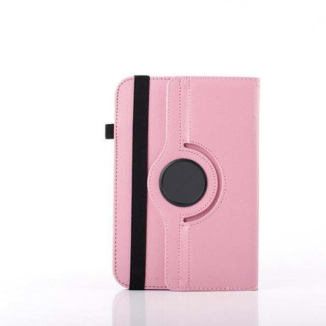 Étui de Protection Universelle pour Tablette pc en Cuir, Étui Pivotant à 360° 7 8 10 Pouces, Boîtier Ajustable pour lenovo Huawei teclast Rose 8 Pouces