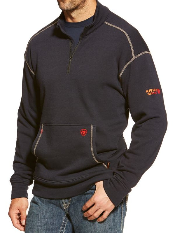 Ariat - Ariat Men's Fr Polartec Fleece 1/4 Zip Top Jacket - Walmart.com - Walmart.com
