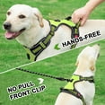 thumbnail image 6 of Astarin No Pull Dog Harness for Dogs,No Choke Front Clip Dog Reflective Harness, Adjustable and Comfortable for Easy Walking, Adjustable 2 Metal Rings 3 Buckles,Green/XS, 6 of 6