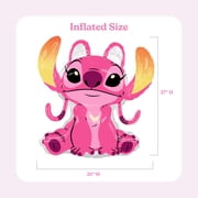 Anagram: Angel from Lilo & Stitch – Officially Licensed SuperShape Helium Foil Balloon – Happy Birthday Party Decorations for Boys & Girls, Arrives Uninflated, 27” H x 26” W Inflated Size