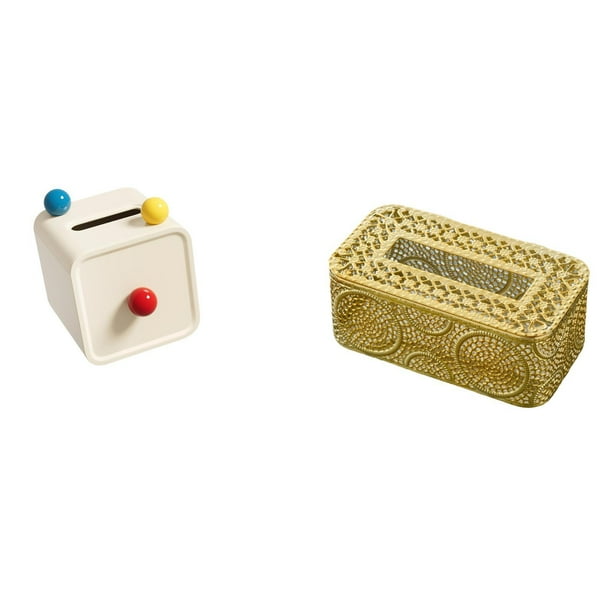 Porta pañuelos,Dispensador de servilletas y porta pañuelos con tapa para caja de pañuelos,Caja de pañuelos,Dispensador de pañuelos para baño,Servilletero de mesa con caja Dispensador de
