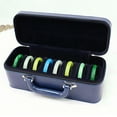 thumbnail image 6 of Bangle Box, Shows with 15 Slot Inserts Organizer Display Tray Storage Holder for Blue, 6 of 8