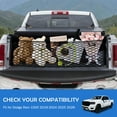 thumbnail image 2 of Envelope Style Truck Bed Cargo Net for Dodge Ram 1500 2019-2026 Accessories, Rear Trunk Mesh Cargo Net, Upgraded 5mm Bungee & Double-layer Nylon Storage Tailgate Netting Grocery&Tool Holder Organizer, 2 of 8