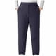 thumbnail image 4 of Pantalones largos para hombre, de color liso, de felpa gruesa, cálidos, con cintura elástica, informales, largos, de poliéster., 4 of 9