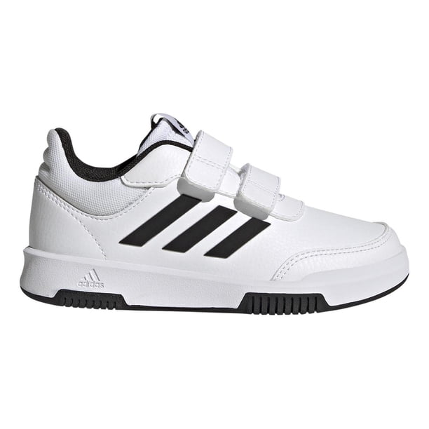 Tenis adidas Niño Tensaur Sport Color Blanco Doble Velcro negro 17.5 MX