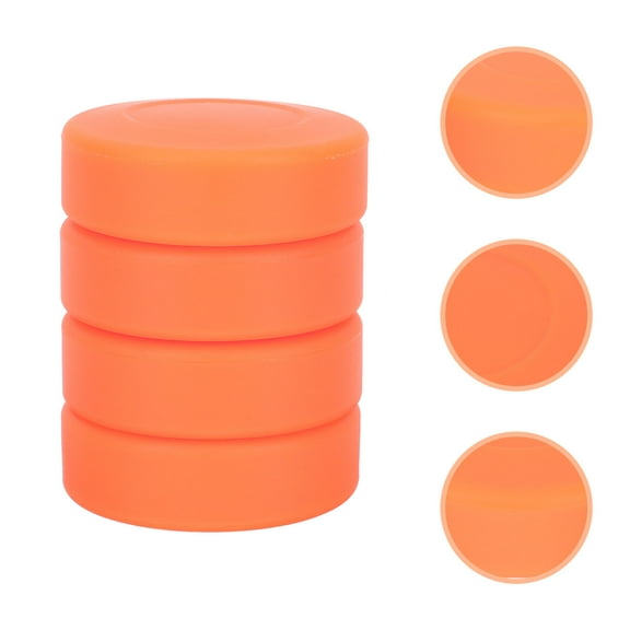 USHOBE Hockey Pucks Ice Hockey for Recreational Activity 4Pcs 2.8In