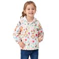 thumbnail image 5 of IBTOM CASTLE Toddler Boys Girls Outwear Windbreaker Jacket Kids Casual Lightweight Hooded Waterproof Zipper Raincoat Rain Coats White, 5 of 7