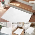 thumbnail image 4 of Entrance Runner Rug 2'x3', White Non-slip Doormat for Indoor Outdoor Entrance, Modern Simple White Backdrop Washable Throw Floor Mat for Front Door/Living Room/Bedroom/Bathroom/Kitchen, 4 of 9