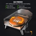 thumbnail image 3 of VEVOR Four à Pizza Extérieur 13 Pouces Four à Gaz Portable Pliable avec Pulvérisation pour Camping, 3 of 9