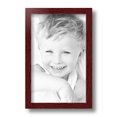 thumbnail image 2 of ArtToFrames 7" x 11" Cherry Picture Frame, 7x11 inch Red Wood Poster Frame (WOM-4213),  Pack, 2 of 6