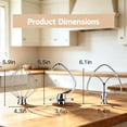 thumbnail image 2 of IAGREEA Stainless Steel 3 Pieces For KitchenAid Classic Attachments 4.5-5QT Tilt-Head Stand Mixers, K45WW Wire Whip/ K45DH Dough Hook /K45B Flat Beater for Mixer Accessories Replacement, Heavy Duty, 2 of 8