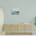 thumbnail image 2 of Seaside Modern Landscape Scene Landscape Painting Gallery Wrapped Canvas Print Wall Art, 2 of 7