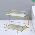 thumbnail image 2 of Estante de almacenamiento de encimera de estilo nórdico, especiero de cocina, baño de metal de 2 capas EstiloC, 2 of 6