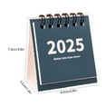 thumbnail image 2 of Fiudx Mini Calendario de Escritorio 2025, Diseño Compacto y Portátil, Papel Grueso de 250 G/M², Formato de Volteo Vertical, para Uso En Oficina, Escuela y Hogar, Herramienta de Planificación Eficaz,, 2 of 5