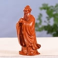 thumbnail image 4 of Rosewood carved Confucius figurine, a statue of Confucius, a Mid-Autumn Festival gift, a Teachers' Day gift from Confucius School, a mahogany gift., 4 of 4