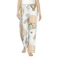 thumbnail image 2 of Picia Air Balloon and Flower Womens Soft Woven Cotton Elastic Waistband Sleep Pajama Pant Lounge Sleep Pant With Pockets And Drawstring-Medium, 2 of 9