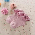 thumbnail image 3 of 5 Colors Princess Toddler Baby Girls Lace Ruffle Frilly Ankle Socks Anti Slip Tutu Socks, 3 of 5