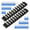 10P, variant on 2pcs Double Row Screw Circuits Blocks 2-12 Positions For Safe Wiring for Home And Industrial Equipment