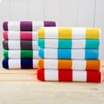 thumbnail image 6 of 100% Cotton Cabana Striped Beach & Pool Towels (4 Pack - 30" x 60", Light Grey), 6 of 6