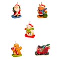 thumbnail image 1 of de Navidad de 5 Piezas, Decoración de Múltiples Formas, , para , Dormitorio, Romántico Soledad Vela de Navidad, 1 of 10