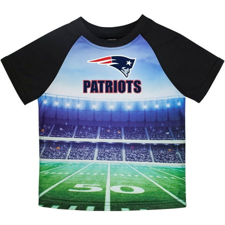 - Toddler Gerber Black New England Patriots Stadium T-Shirt