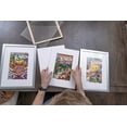 thumbnail image 5 of Black Comic Book Frame with Black Mat - 4 Openingss to Display 4 7.125"x10.5" Silver Age Comic, 5 of 7