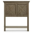 thumbnail image 1 of Homestyles Mountain Lodge Wood Twin Headboard in Gray, 1 of 10
