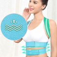 thumbnail image 4 of Posture Corrector Brace Support Belt Adjustable Back Posture Corrector (Blue, Small), 4 of 5