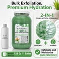 thumbnail image 2 of SPA REDI – Exfoliating Scrub Pumice Gel, Cucumber Melon, 128 Oz - Manicure, Pedicure and Body Exfoliator Infused with Hyaluronic Acid, Amino Acids, Panthenol and Comfrey Extract, 2 of 7