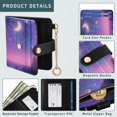 thumbnail image 5 of Small Wallet For Women Bifold Leather Pocket Coin Credit Card Holder With RFID Blocking Dreamy Night, 5 of 6