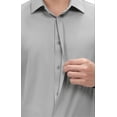 thumbnail image 2 of Youclos Men's Stretch Dress Shirts Long Sleeve Button Down Shirt Wrinkle-Free, 2 of 7