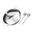 thumbnail image 1 of Pot with Divider Cookware Kitchenware Cookware Cooking Pot / 12.60 inch    Package Includes for Party Travel With spoon, 1 of 9