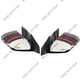 thumbnail image 5 of Para Hyundai Elantra 2017 2018 Conjunto de espejo retrovisor lateral de automóvil Luces de giro exteriores con calefacción automática Plegable eléctrico, 5 of 5