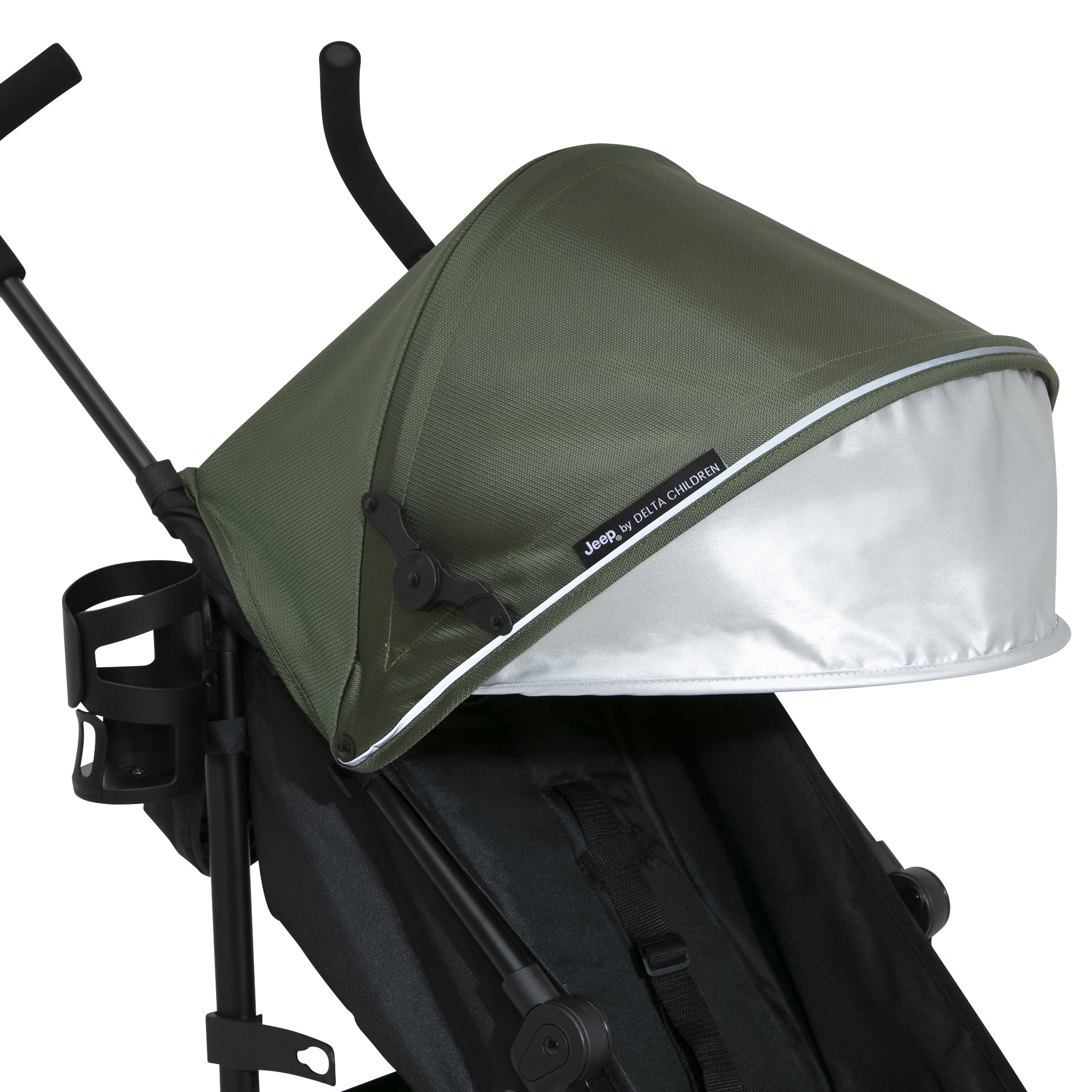 Jeep TurboGlyde Lightweight Stroller by Delta Children, Olive Green